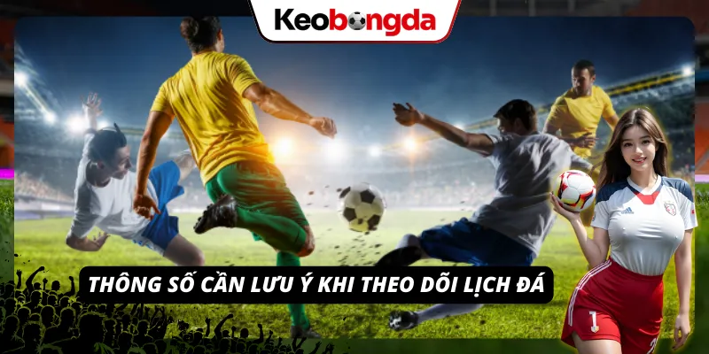 Những thông số quan trọng khi đọc lịch thi đấu bóng đá